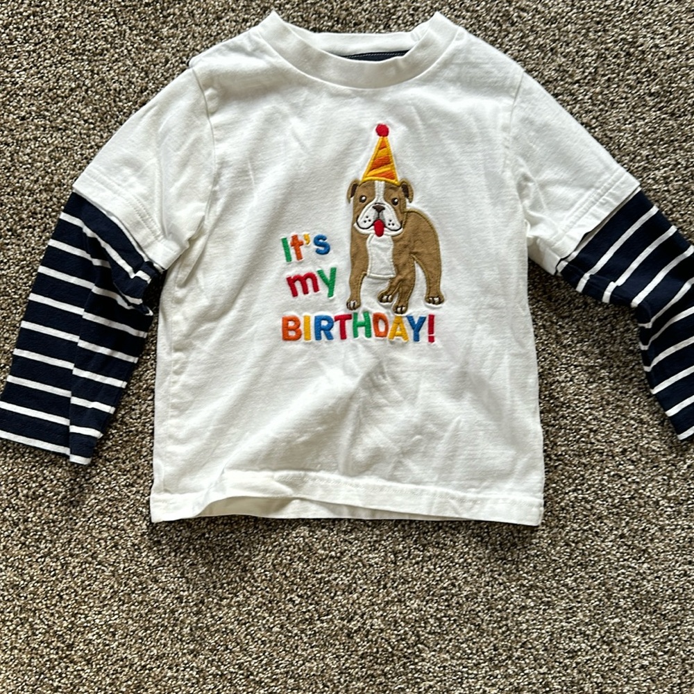 Gymboree birthday shirt